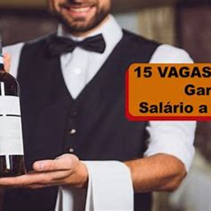 VÁRIAS VAGAS PARA GARÇOM-PAGAMENTO DIÁRIO