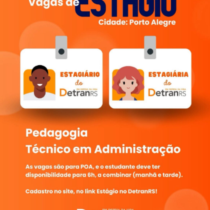 ESTÁGIO NO DETRAN/RS