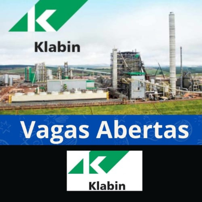 KLABIN - ABRE NOVAS VAGAS, CONFIRA E CANDIDATA-SE
