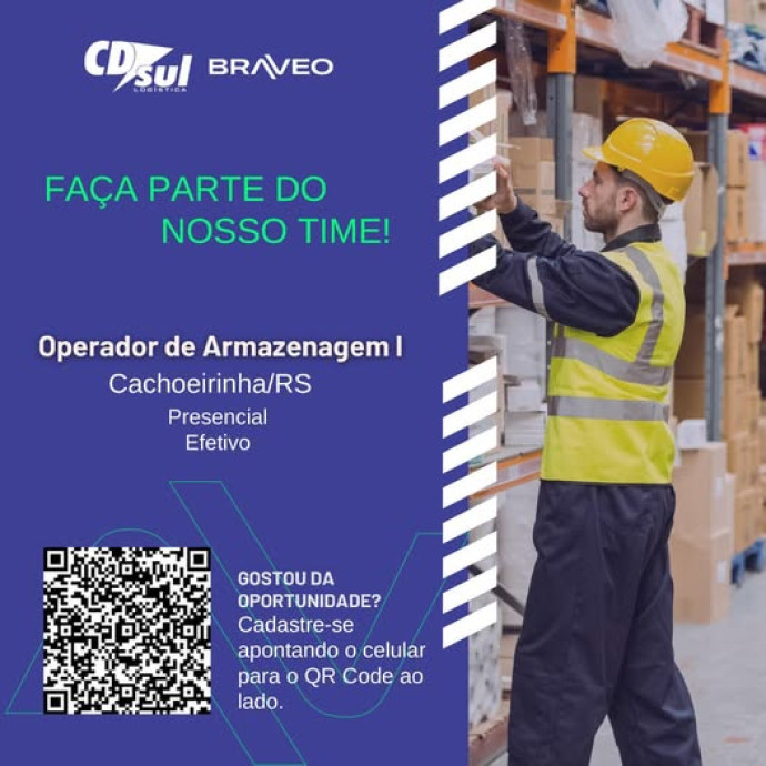 🔵 FAÇA PARTE DO NOSSO TIME!