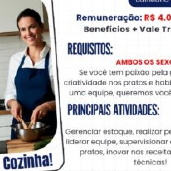 CHEF DE COZINHA