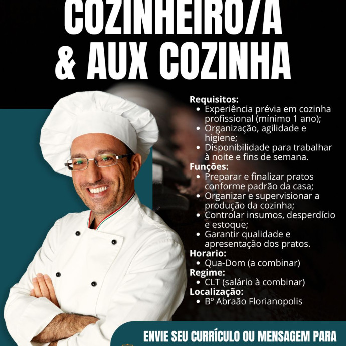 COZINHEIRO/A & AUX COZINHA