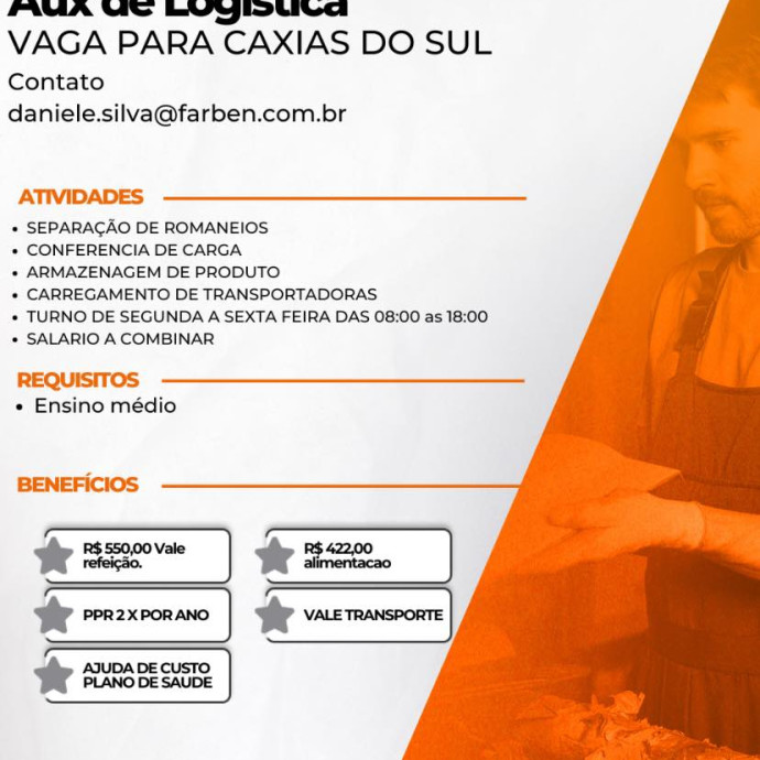 FARBEN ACABA DE ANUNCIAR NOVA OPORTUNIDADE