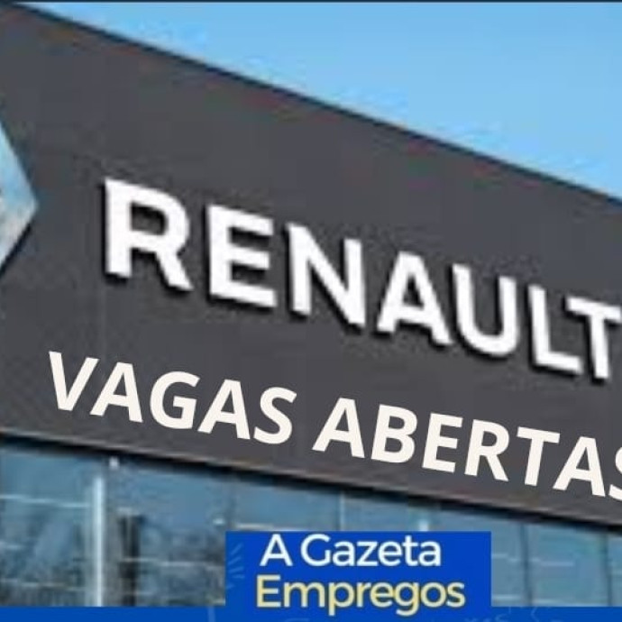 GRUPO RENAULT COM PROCESSO SELETIVO PARA DIVERSAS VAGAS